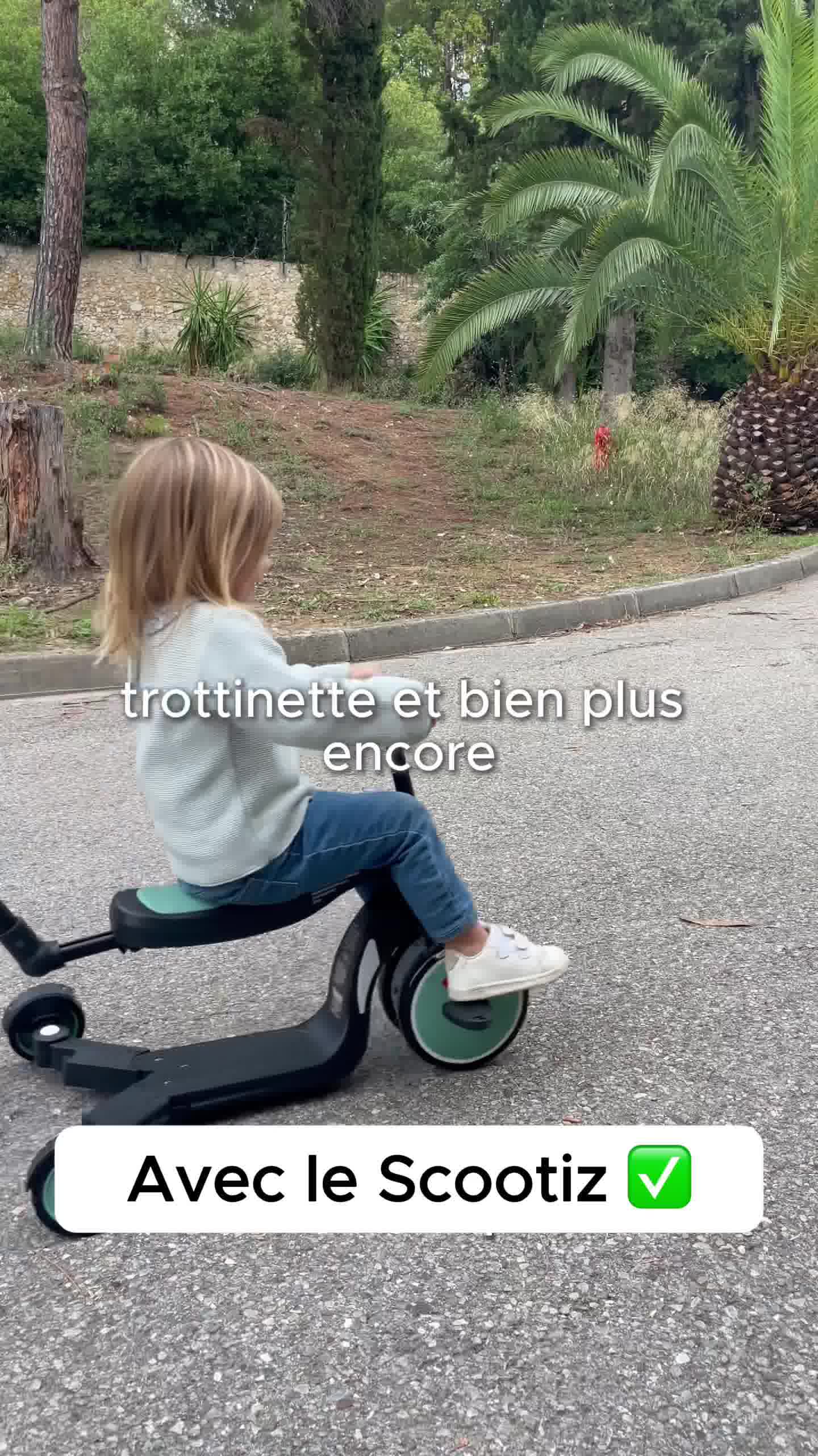 La draisienne 5 en 1 vu dans les maternelles