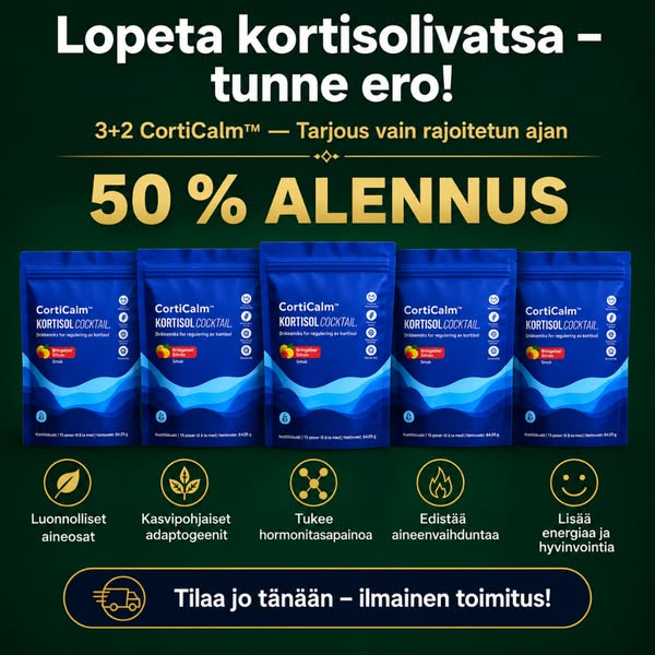 Tasapainota kortisolisi ja karista stressikilot