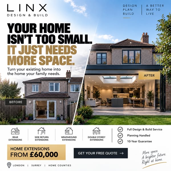 Home Extensions From £60k