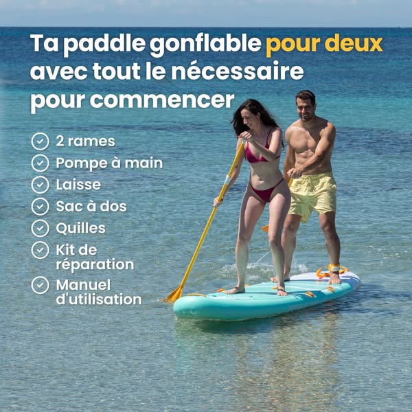 Le paddle, c’est encore mieux à deux