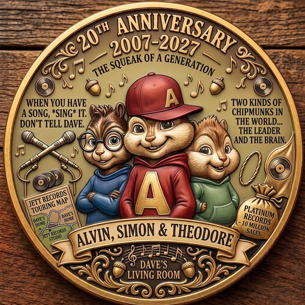 Alvin and the Chipmunks 20th Anniversary Collect Coin