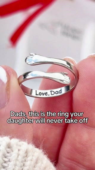 Dad & Daughter Hug Ring