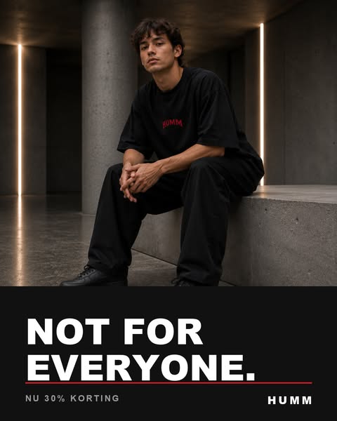 NOT FOR EVERYONE, nu 30% eraf