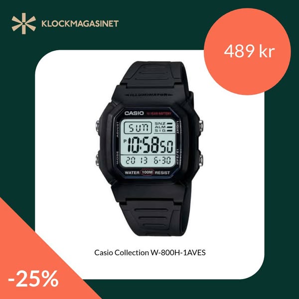 Casio Collection W-800H-1AVES