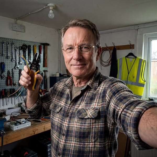 At 63, I wired a light fitting wrong because I couldn't read my own handwriting. My wife smelled burning.