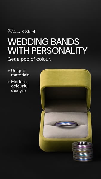 Colourful Wedding Rings
