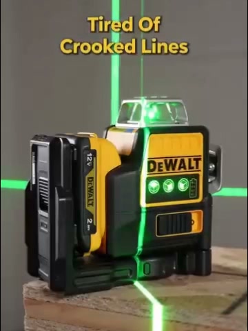 DEWALT DCLE34035D1 18V XR® 3×360° | Nivelação Remota de Alta Precisão