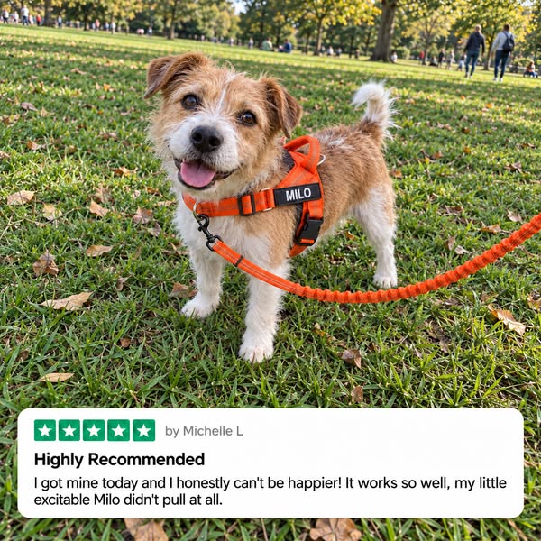 Less pulling. More enjoyable walks.
