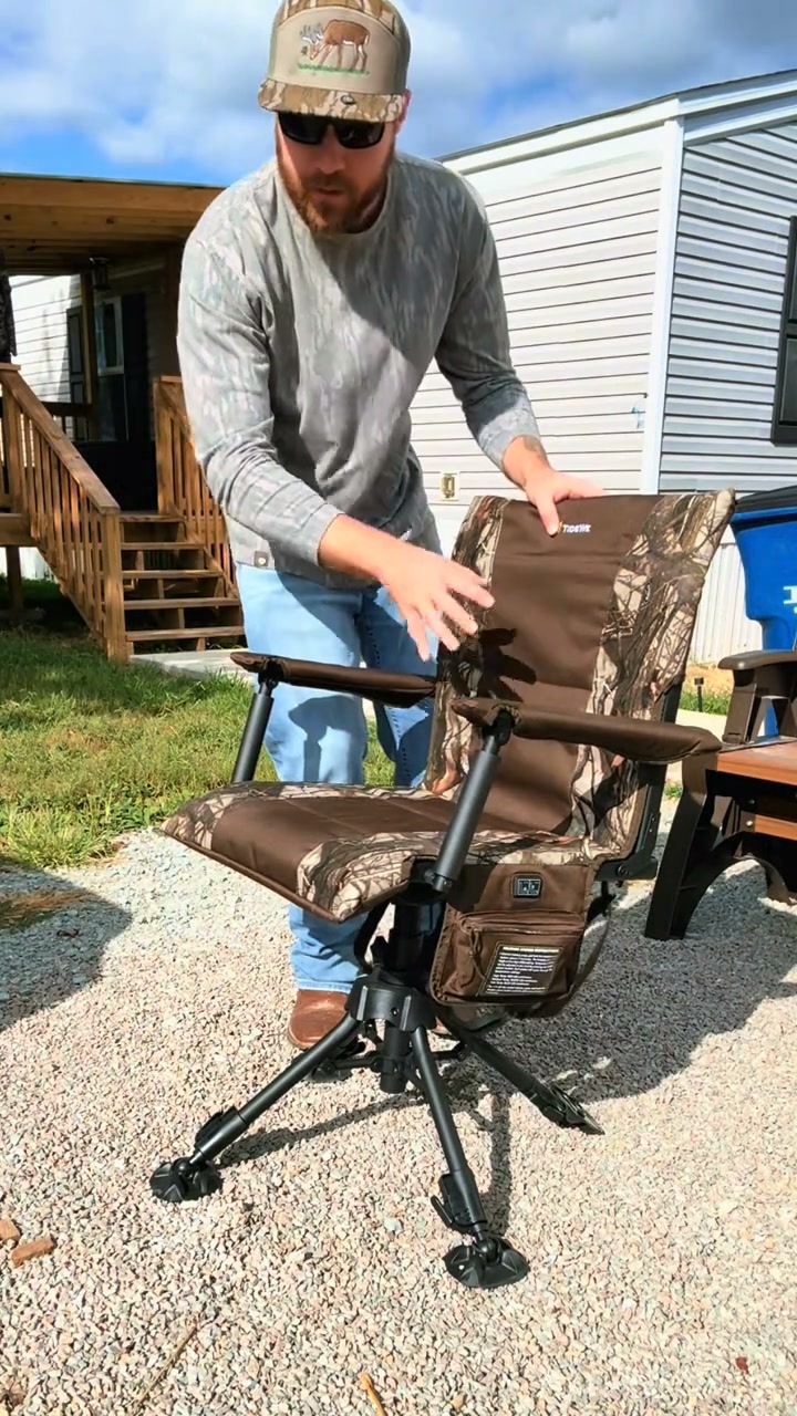 Heated 360° Swivel Hunting Chair