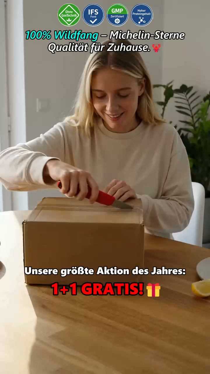 PREMIUM HUMMERSCHWÄNZE (VERZEHRFERTIG) – 50 % Rabatt | Frischer Fang limitiert