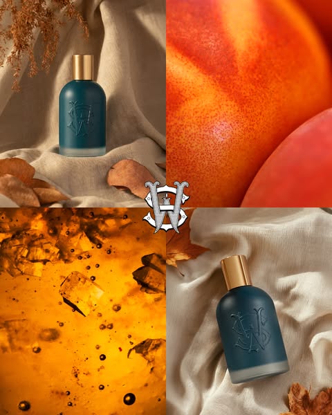Peach, amber, and something warmer.