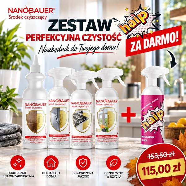 ZESTAW PERFEKCYJNA CZYSTOŚĆ - aż 5 produktów!