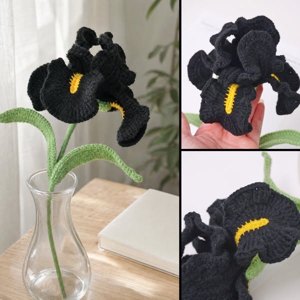 Delicate Iris Blossom Crochet Pattern