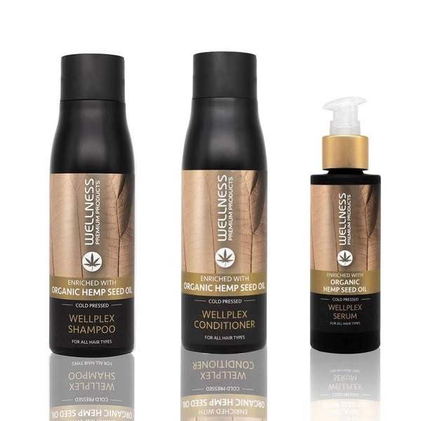 WELLNESS PREMIUM PRODUCTS Wellplex zestaw (szampon 500ml | odżywka 500ml | serum 100ml)