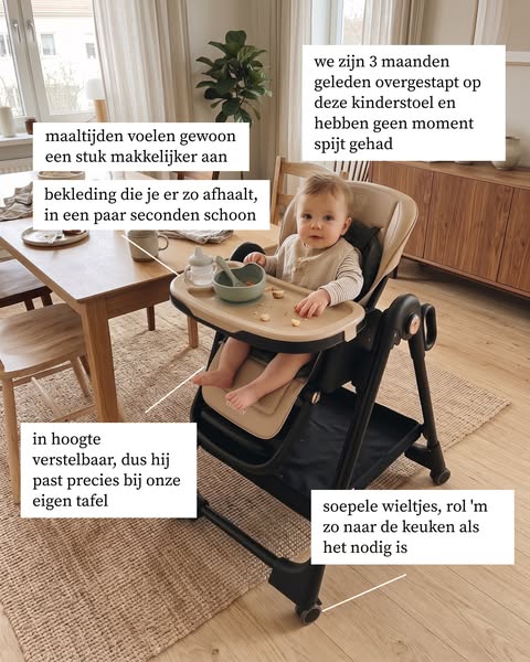 Schommelen. Slapen. Spelen. De Nieuwste Kinderstoel!