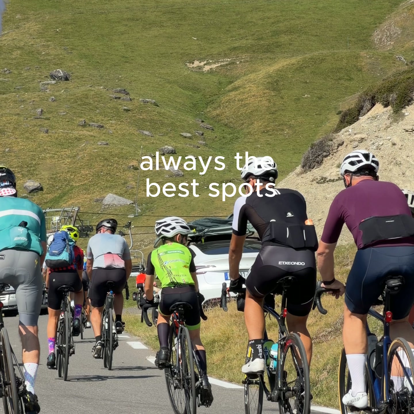 Vorbereitung auf den Col du Tourmalet