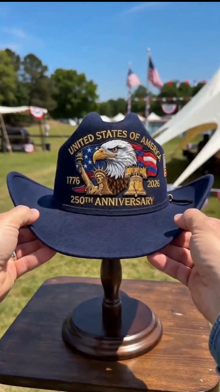 U.S. 250th Anniversary Edition Unisex Felt Cowboy Hat