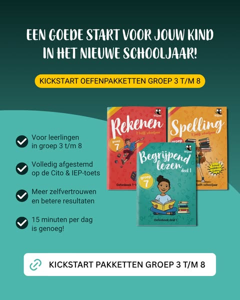 Een goede start in het nieuwe schooljaar