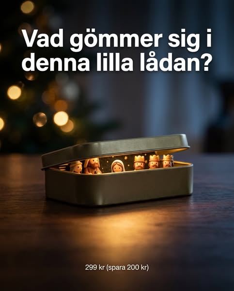 Julkrubba i Stilren Ask
