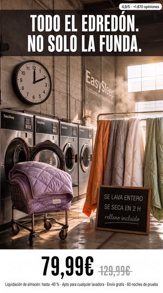 Nunca más cambiar la ropa de cama