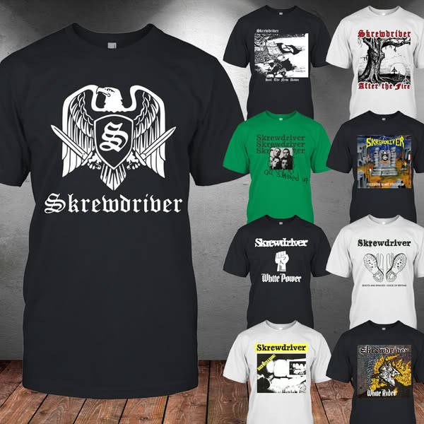 Skrewdriver | Custom prints store | T-shirts, mugs, face masks, posters