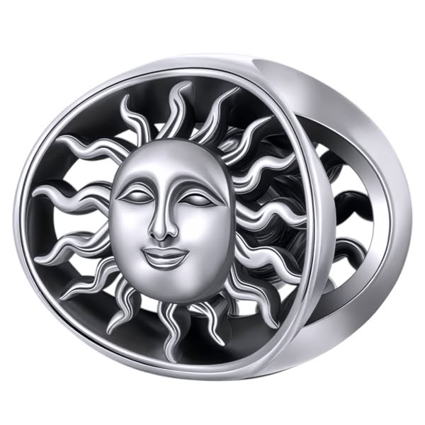 Charms BÓG SŁOŃCE zawieszka srebro 925 helios sol