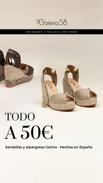 Últimas tallas disponibles