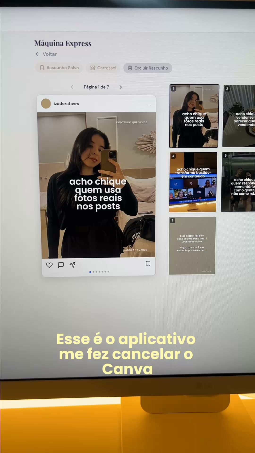 Conteúdo pronto em 30s.