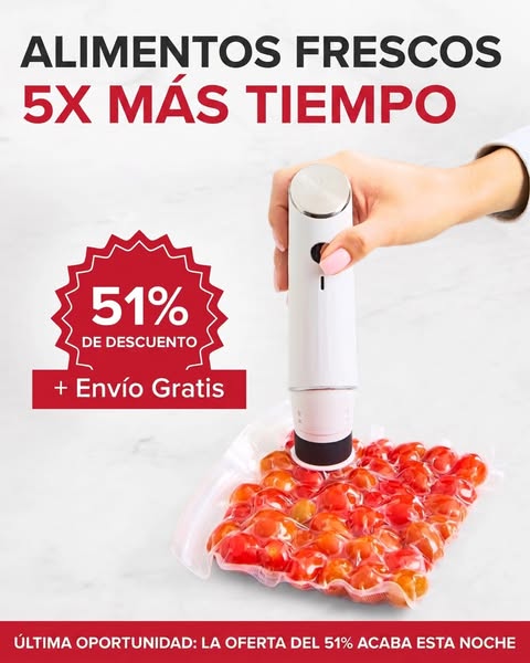 Selladora al Vacío OLEN