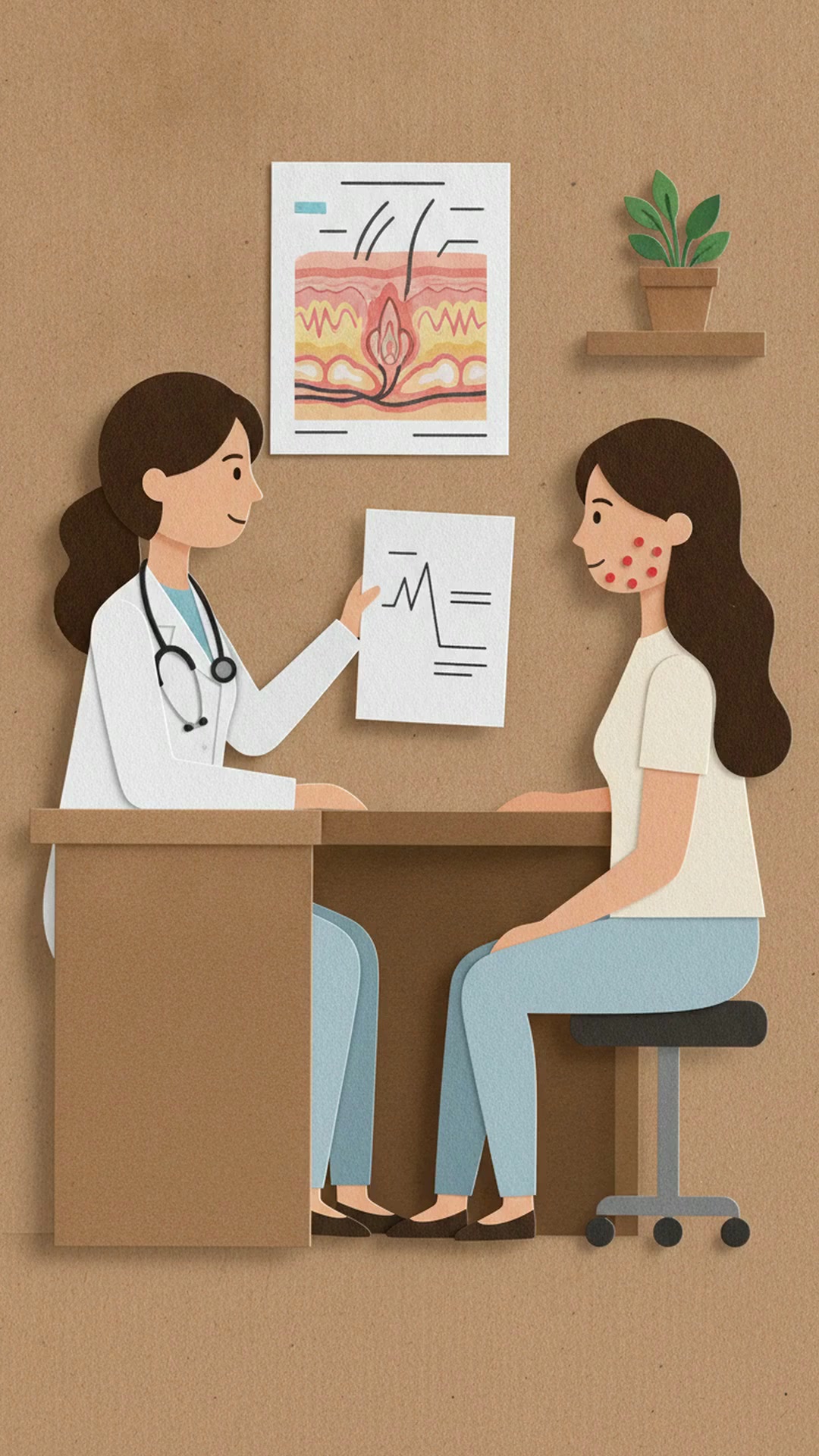 SOPK : 91 % ont vu leurs boutons réduits en 4 semaines. Sans toucher aux hormones.