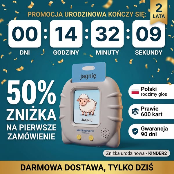 OSTATNIE DNI! KinderSpeech kończy 2 lata