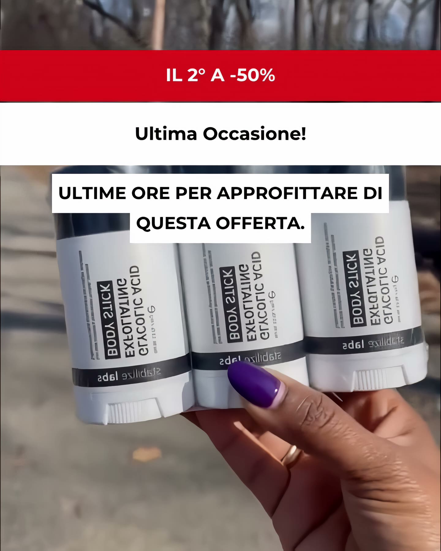 Stick Esfoliante all'Acido Glicolico