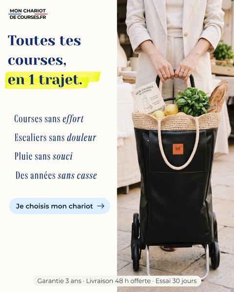 Toutes vos courses en un trajet