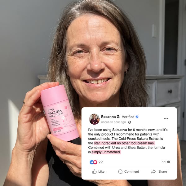 Proven fix for cracked heels after 50
