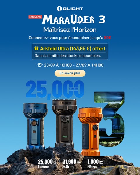 Nouvelle Marauder 3 | Jusqu'à -20% + Arkfeld Ultra OFFERTE