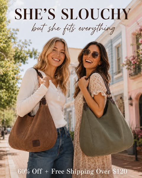 Roomy, Gorgeous & Practical Bag - 60% OFF