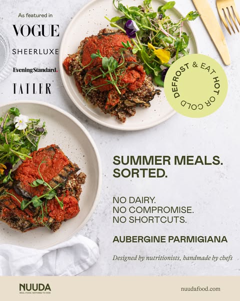 Summer meals, sorted