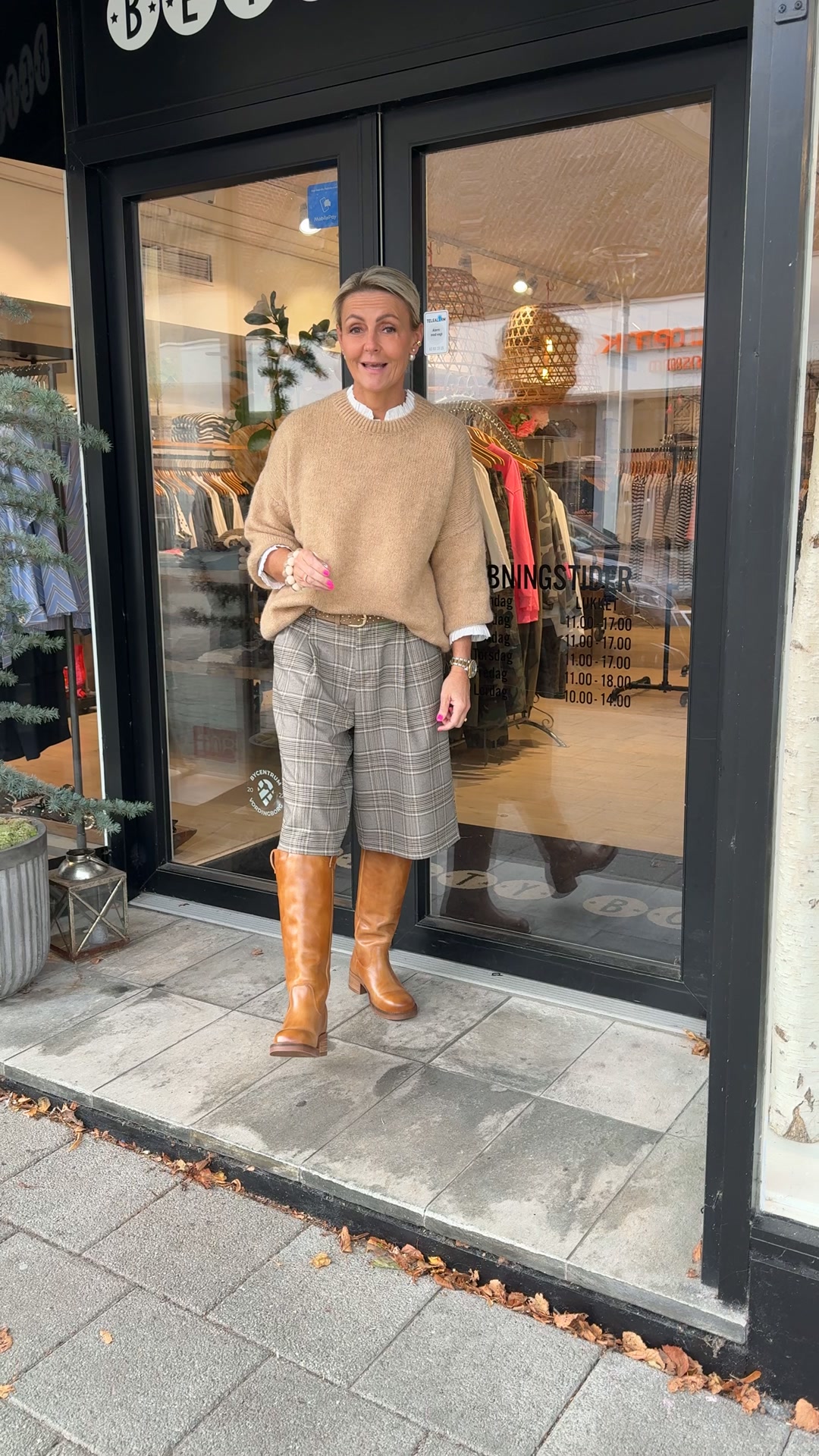 Et efterårslook med lidt ekstra kant