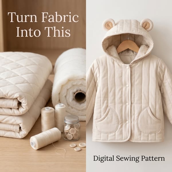 Sew the Bear Hood Jacket They'll Never Take Off