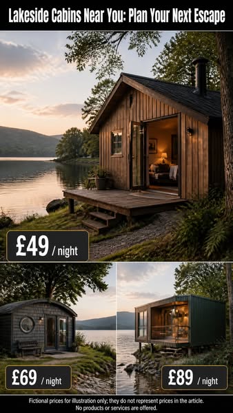 A waterside setting is just the start. Read how to compare locations, facilities, access, booking terms and extra charges for a cabin break.