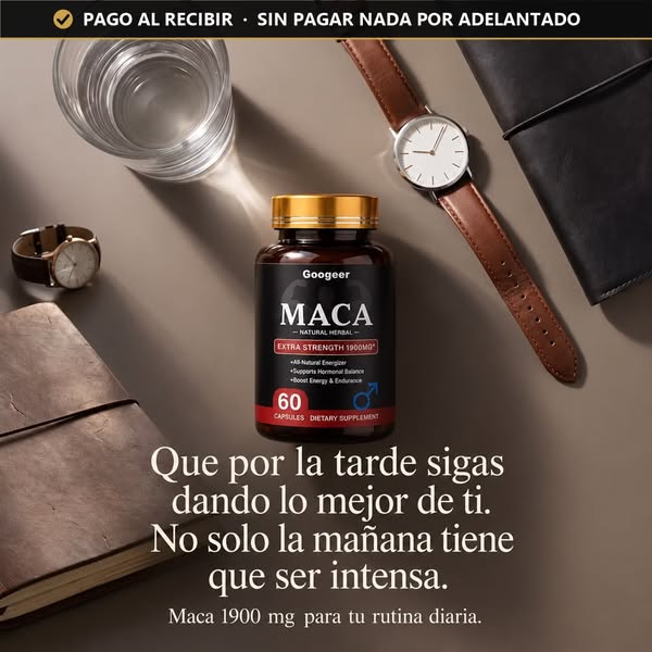 Maca 1900 mg · Paga al recibir