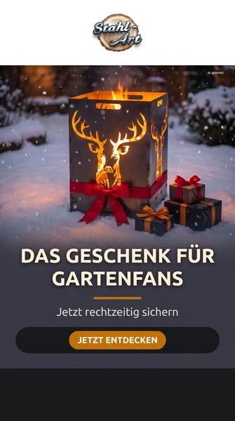 Feuertonnen aus Stahl für deinen Garten!