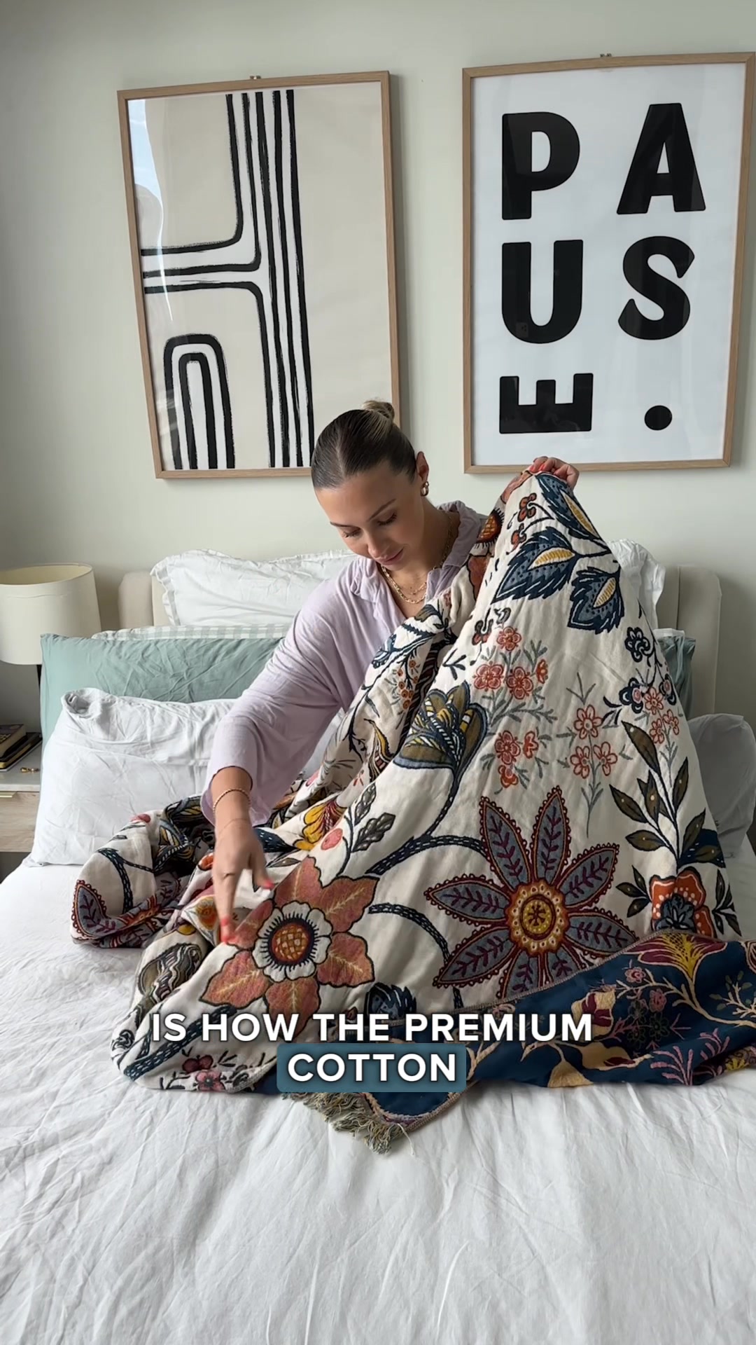 Modern Monochrome Fern Sofa Cover