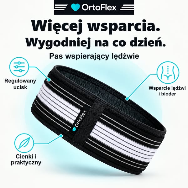 OrtoFlex™ dla lepszego wsparcia lędźwi