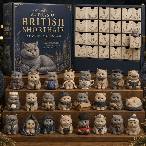 CHRISTMAS KICKOFF 49% OFF - 2026 Days of British Shorthair Blind Box