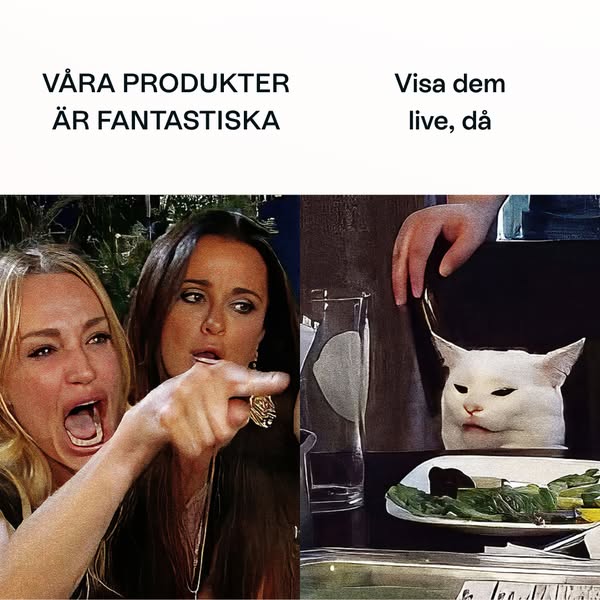 Fantastisk" är lättare att bevisa live