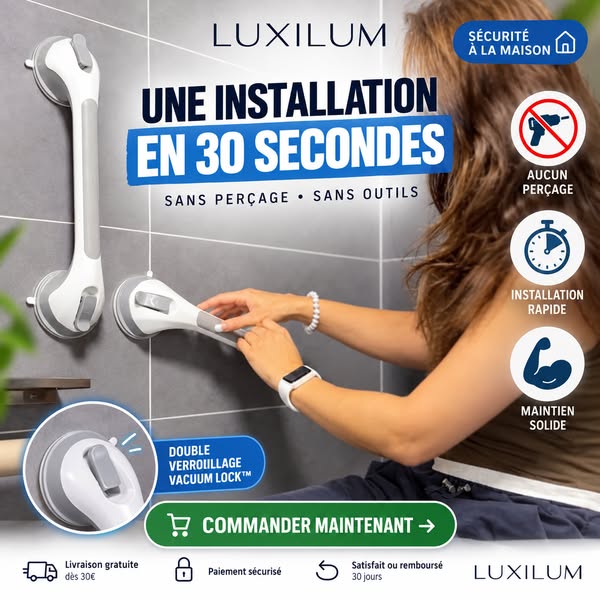 Votre salle de bain plus sûre en 30 secondes