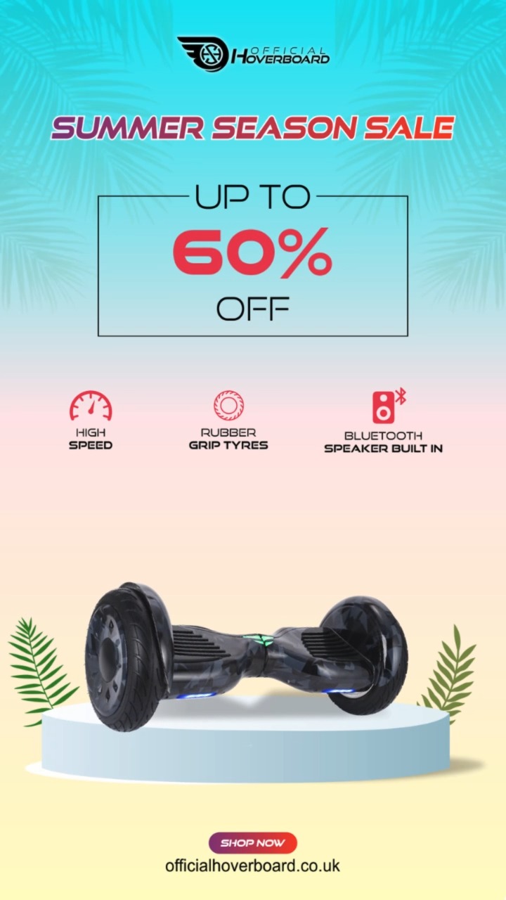 Anúncio de Hoverboard UK