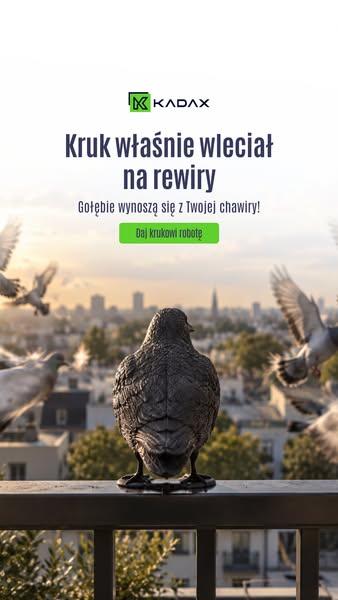 Ten kruk pilnuje Twojego rewiru.