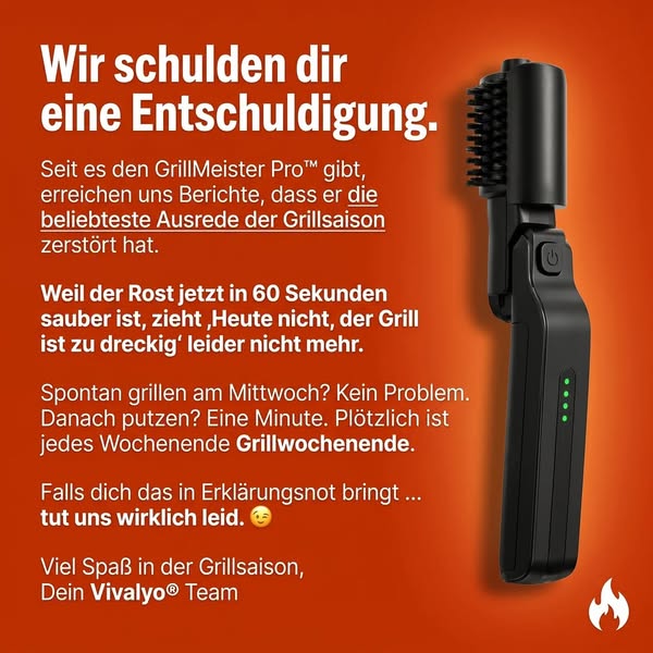 Deinen Grill in 5 Minuten sauber | 50% Rabatt